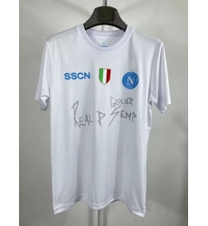 Men 2024 2025 Soccer Jersey Naples White Men 2024 2025 Soccer Jersey Naples White