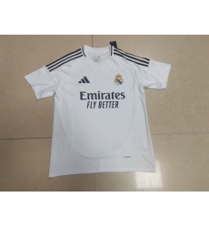Men 2024 2025 Soccer Jersey Real Madrid CF White Men 2024 2025 Soccer Jersey Real Madrid CF White