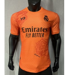 Men 2024 Soccer Jersey Real Madrid CF Orange Men 2024 Soccer Jersey Real Madrid CF Orange