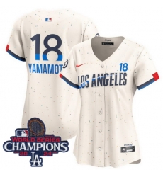 Women Nike Los Angeles Dodgers Yoshinobu Yamamoto #18 Ice Cream 2024 World Series Champions Stitched MLB Jersey Women Nike Los Angeles Dodgers Yoshinobu Yamamoto #18 Ice Cream 2024 World Series Champions Stitched MLB Jersey