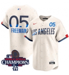 Youth Nike Los Angeles Dodgers Freddie Freeman #5 Ice Cream 2024 World Series Champions Stitched MLB Jersey Youth Nike Los Angeles Dodgers Freddie Freeman #5 Ice Cream 2024 World Series Champions Stitched MLB Jersey