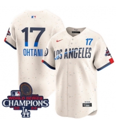 Youth Nike Los Angeles Dodgers Shohei Ohtani #17 White Ice Cream Flex Base 2024 World Series Champions Stitched MLB Jersey Youth Nike Los Angeles Dodgers Shohei Ohtani #17 White Ice Cream Flex Base 2024 World Series Champions Stitched MLB Jersey