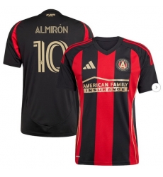 Men's Atlanta United FC Miguel Almiron adidas Black 2025 The Connector Replica Player Jersey