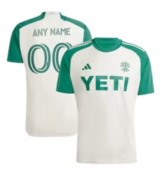Men Austin FC Custom 2024 25 Away Replica Cream White Men Austin FC Custom 2024 25 Away Replica Cream White