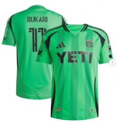 Mens Austin FC adidas Green 2025 The Heartbeat Kit Authentic Player Jersey