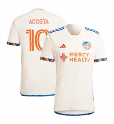 Men FC Cincinnati Luciano Acosta 2024 25 Away Replica White Men FC Cincinnati Luciano Acosta 2024 25 Away Replica White