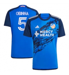 Men FC Cincinnati Obinna Nwobodo 2023 24 Home Replica Blue Men FC Cincinnati Obinna Nwobodo 2023 24 Home Replica Blue