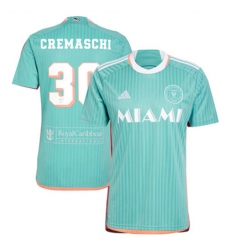 Men Inter Miami CF Benjamin Cremaschi 2024 25 Third Replica Aqua Men Inter Miami CF Benjamin Cremaschi 2024 25 Third Replica Aqua