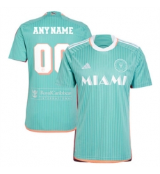 Men Inter Miami CF Custom 2024 25 Third Replica Aqua Men Inter Miami CF Custom 2024 25 Third Replica Aqua