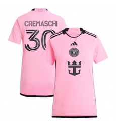 Women Inter Miami CF Benjamin Cremaschi 2024 25 Home Replica Pink Women Inter Miami CF Benjamin Cremaschi 2024 25 Home Replica Pink