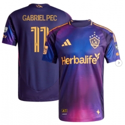 Mens LA Galaxy Gabriel Pec adidas Navy 2025 RIZON Authentic Player Jersey