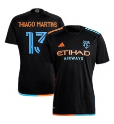 Men New York City FC Thiago Martins 2024 25 Away Replica Black Men New York City FC Thiago Martins 2024 25 Away Replica Black
