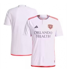Men Orlando City SC Blank 2024 25 Away Replica White Men Orlando City SC Blank 2024 25 Away Replica White