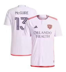 Men Orlando City SC Duncan McGuire 2024 25 Away Replica White Men Orlando City SC Duncan McGuire 2024 25 Away Replica White