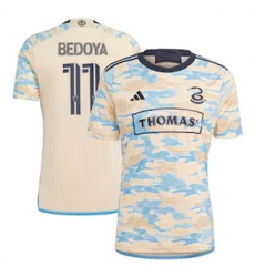 Men Philadelphia Union Alejandro Bedoya 2023 24 Away Replica Tan Men Philadelphia Union Alejandro Bedoya 2023 24 Away Replica Tan