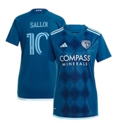Men Sporting Kansas City Daniel Salloi 2024 25 Away Replica Navy Men Sporting Kansas City Daniel Salloi 2024 25 Away Replica Navy