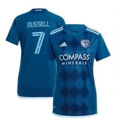 Men Sporting Kansas City Johnny Russell 2024 25 Away Replica Navy Men Sporting Kansas City Johnny Russell 2024 25 Away Replica Navy