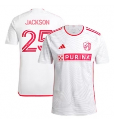 Men St. Louis City SC Aziel Jackson 2024 25 Away Replica White Men St. Louis City SC Aziel Jackson 2024 25 Away Replica White