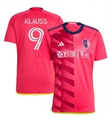 Men St. Louis City SC Joao Klauss 2023 24 Home Replica Red Men St. Louis City SC Joao Klauss 2023 24 Home Replica Red