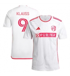 Men St. Louis City SC Joao Klauss 2024 25 Away Replica White Men St. Louis City SC Joao Klauss 2024 25 Away Replica White