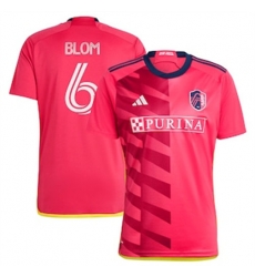 Men St. Louis City SC Njabulo Blom 2023 24 Home Replica Red Men St. Louis City SC Njabulo Blom 2023 24 Home Replica Red