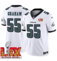 Men Philadelphia Eagles Brandon Graham #55 White 2024 2025 Super Bowl LIX F U S E Stitched NFL Jersey Men Philadelphia Eagles Brandon Graham #55 White 2024 2025 Super Bowl LIX F U S E Stitched NFL Jersey