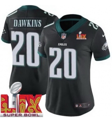 Women Philadelphia Eagles Brian Dawkins #20 Black 2024 2025 Super Bowl LIX F U S E Stitched NFL Jersey Women Philadelphia Eagles Brian Dawkins #20 Black 2024 2025 Super Bowl LIX F U S E Stitched NFL Jersey