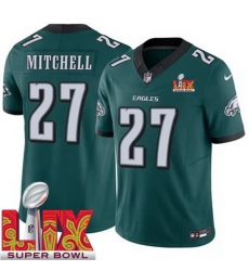 Youth Philadelphia Eagles Quinyon Mitchell #27 Green 2024 2025 Super Bowl LIX F U S E Stitched NFL Jersey Youth Philadelphia Eagles Quinyon Mitchell #27 Green 2024 2025 Super Bowl LIX F U S E Stitched NFL Jersey