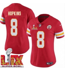 Women Kansas City Chiefs DeAndre Hopkins #8 Red 2024 2025 Super Bowl LIX F U S E Stitched NFL Jersey Women Kansas City Chiefs DeAndre Hopkins #8 Red 2024 2025 Super Bowl LIX F U S E Stitched NFL Jersey