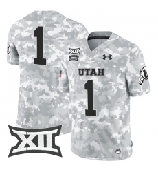 Men Women Youth Utah Utes 1 Team 2024 Salute to Service Vapor Limited Jersey Arctic Camo All Stitched Men Women Youth Utah Utes 1 Team 2024 Salute to Service Vapor Limited Jersey Arctic Camo All Stitched