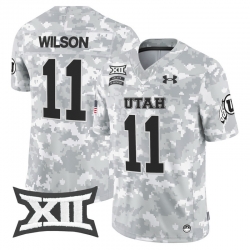 Men Women Youth Utah Utes 11 Isaac Wilson 2024 Salute to Service Vapor Limited Jersey Arctic Camo All Stitched