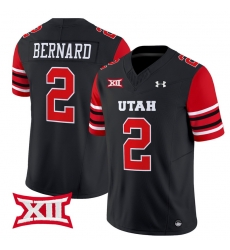 Men Women Youth Utah Utes 2 Micah Bernard Black 2024 Vapor Limited Jersey All Stitched