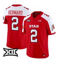 Men Women Youth Utah Utes 2 Micah Bernard Red Alternate 2024 Vapor Limited Jersey All Stitched Men Women Youth Utah Utes 2 Micah Bernard Red Alternate 2024 Vapor Limited Jersey All Stitched