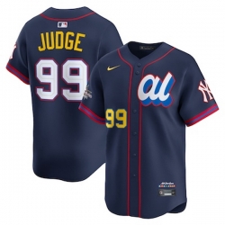 mens nike aaron judge navy american league 2025 all star edition limited player jersey