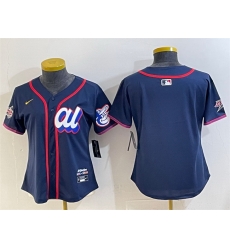 Women American League Baltimore Orioles Blank Navy 2025 All Star Edition Limited Stitched Baseball Jersey 
