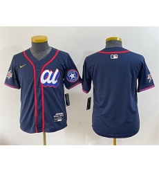 Women American League Houston Astros Blank Navy 2025 All Star Edition Limited Stitched Baseball Jersey Women American League Houston Astros Blank Navy 2025 All Star Edition Limited Stitched Baseball Jersey