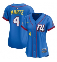 Women National League 4 Ketel Marte Blue 2025 All Star Edition Limited Player Jersey Stitched Baseball Jersey Women National League 4 Ketel Marte Blue 2025 All Star Edition Limited Player Jersey Stitched Baseball Jersey