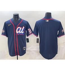 Men American League Boston Red Sox Blank Navy 2025 All Star Edition Limited Stitched Baseball Jersey