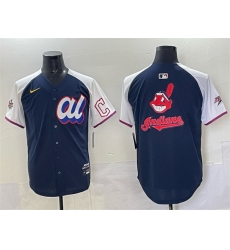Men American League Cleveland Guardians Team Big Logo Navy Alternate 2025 All Star Edition Limited Stitched Baseball Jersey Men American League Cleveland Guardians Team Big Logo Navy Alternate 2025 All Star Edition Limited Stitched Baseball Jersey