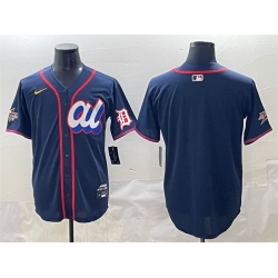 Men American League Detroit Tigers Blank Navy 2025 All Star Edition Limited Stitched Baseball Jersey