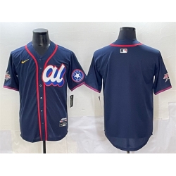 Men American League Houston Astros Blank Navy 2025 All Star Edition Limited Stitched Baseball Jersey