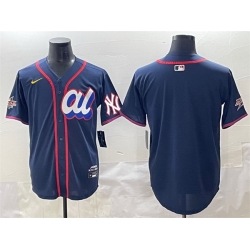 Men American League New York Yankees Blank Navy 2025 All Star Edition Limited Stitched Baseball Jersey