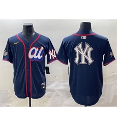 Men American League New York Yankees Team Big Logo Navy 2025 All Star Edition Limited Stitched Baseball Jersey 001 Men American League New York Yankees Team Big Logo Navy 2025 All Star Edition Limited Stitched Baseball Jersey 001