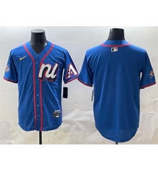 Men National League Arizona Diamondbacks Blank Blue 2025 All Star Edition Limited Stitched Baseball Jersey