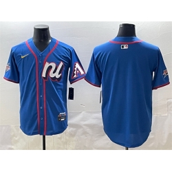 Men National League Arizona Diamondbacks Blank Blue 2025 All Star Edition Limited Stitched Baseball Jersey