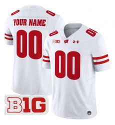 Men Women Youth Wisconsin Badgers 2024 Vapor Limited Custom Jersey All Stitched White 004 Men Women Youth Wisconsin Badgers 2024 Vapor Limited Custom Jersey All Stitched White 004