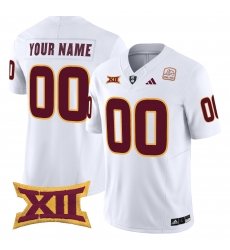 Men Women Youth Arizona State Sun Devils 2024 Vapor Limited Custom Jersey All Stitched White