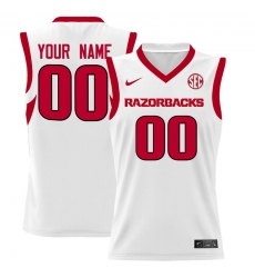 Men Women Youth Arkansas Razorbacks College Vapor Premier Limited Custom Jersey All Stitched White