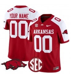 Men Women Youth Arkansas Razorbacks Vapor Limited Custom Jersey All Stitched Crimson Aternate