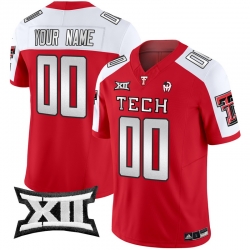 Men Women Youth Texas Tech Red Raiders 2024 Patrick Mahomes Symbol Vapor Limited Custom Jersey All Stitched Red Alternate